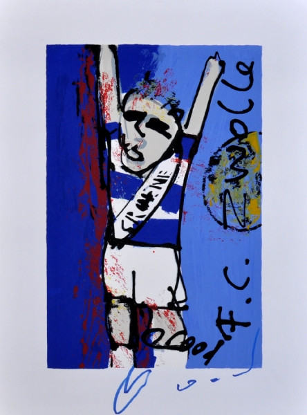 Herman Brood + Fc Zwolle (ongesigneerd)